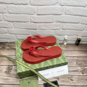 Replica Designer Gucci Flip-Flops Double G Clip-On Beach Slippers