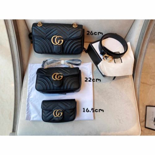 Replica Designer Gucci Gg Marmont Mini Top Handle Bag