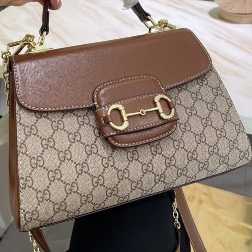 Replica Designer Gucci Horsebit 1955 Top Handle Bag