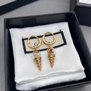 Replica Designer Gucci Ice Cream Shape Double G Earrings