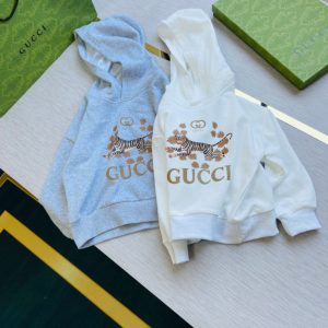 Replica Designer Gucci Kid Girl Boy G Letter Tiger Print Hoodie