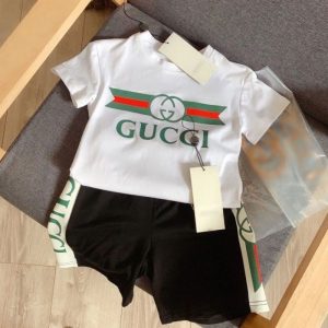 Replica Designer Gucci Kids Casual Two-Piece Set