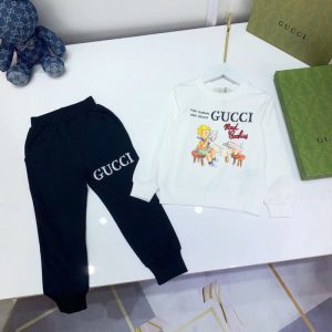 Replica Designer Gucci Kids Sweatshirt And Pants Two-Piece Set