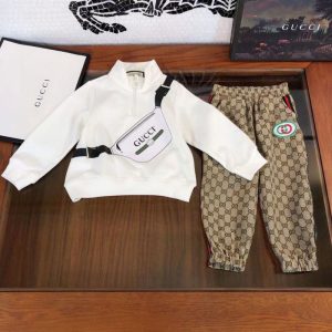 Replica Designer Gucci Kids Tops And Pants Two-Piece Set
