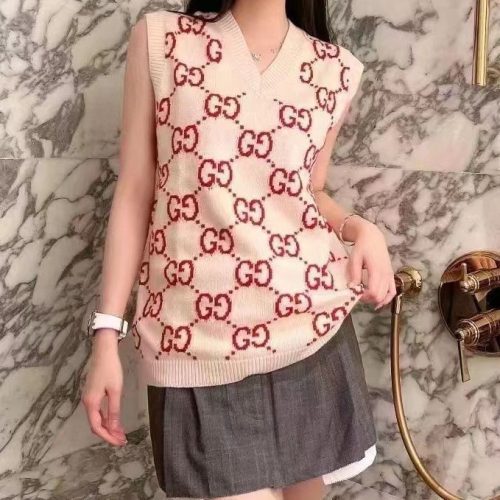 Replica Designer Gucci Ladies Fashion Knit Vest