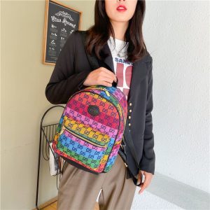 Replica Designer Gucci Large Capacity Printing Backpack