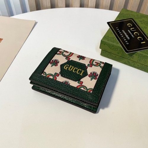 Replica Designer Gucci Leather Wallet