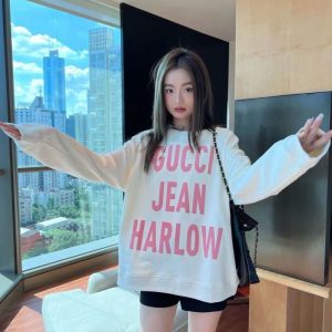 Replica Designer Gucci Long-Sleeved Print Sweatshirt
