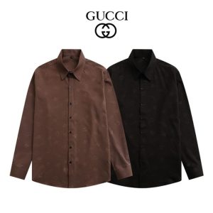 Replica Designer Gucci Long-Sleeved Shirt