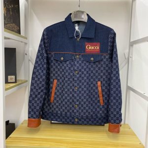 Replica Designer Gucci Men Casual Denim Jacket