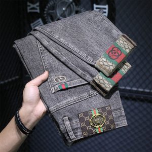 Replica Designer Gucci Men Casual Denim Pants