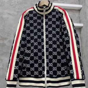 Replica Designer Gucci Men Casual Jacket With Stand Collar