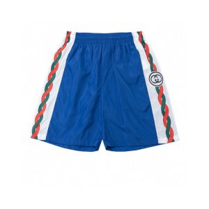Replica Designer Gucci Men Women Fashion Simple Contrast Color Casual Beach Pants