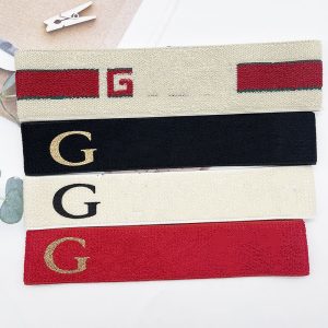 Replica Designer Gucci Men Women G Letter Sports Knitted Hairband