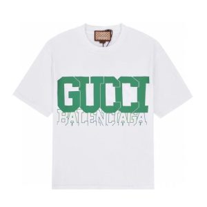 Replica Designer Gucci Men Women Letter Short-Sleeved T-Shirt