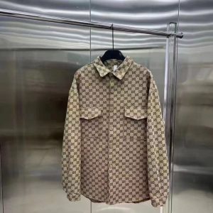 Replica Designer Gucci Men'S Casual Denim Lapel Jacket