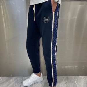 Replica Designer Gucci Men'S Casual Embroidered Track Pants