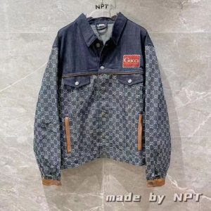 Replica Designer Gucci Men'S Vintage Denim Jacket
