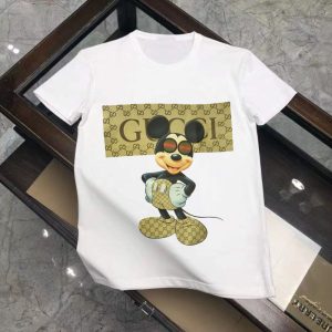 Replica Designer Gucci Mickey Mickey Short-Sleeve T-Shirt