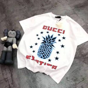 Replica Designer Gucci Pineapple Short-Sleeved T-Shirt