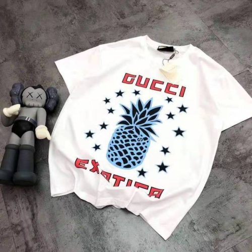 Replica Designer Gucci Pineapple Short-Sleeved T-Shirt