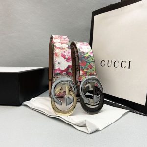 Replica Designer Gucci Print Fashion Belt