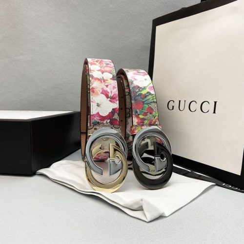 Replica Designer Gucci Print Fashion Belt