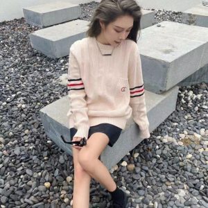 Replica Designer Gucci Pullover Knitted Couple Sweater