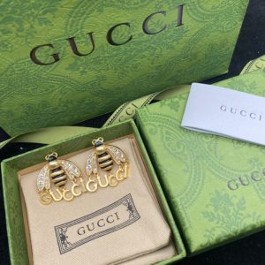 Replica Designer Gucci Retro Bee Stud Earrings