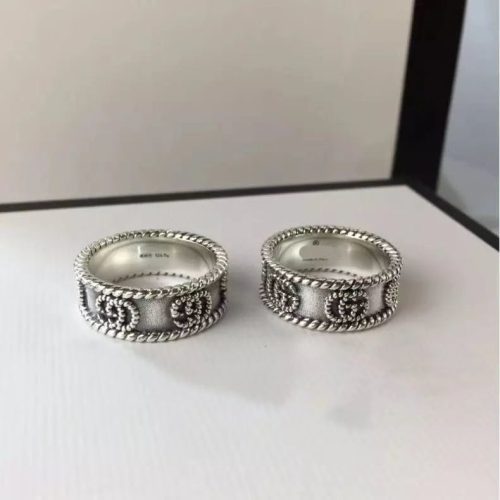 Replica Designer Gucci Retro Classic Letter G Twist Couple Ring