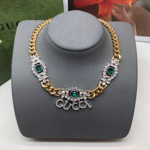 Replica Designer Gucci Retro Letter Necklace