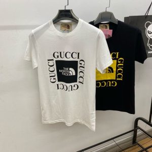 Replica Designer Gucci Short-Sleeved Round Neck T-Shirt