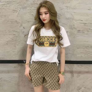 Replica Designer Gucci Short-Sleeved T-Shirt And Shorts 2pcs Set