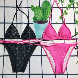 Replica Designer Gucci Split Swimsuit Bikini