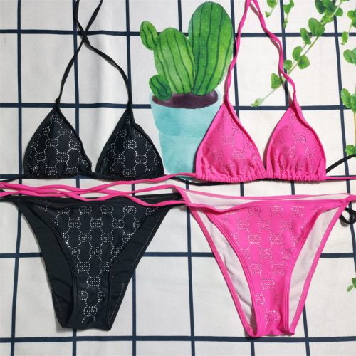 Replica Designer Gucci Split Swimsuit Bikini