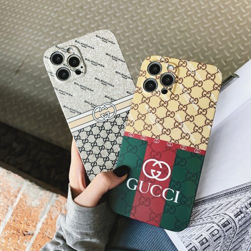 Replica Designer Gucci Stitching Old Flower Apple IPhone Phone Case
