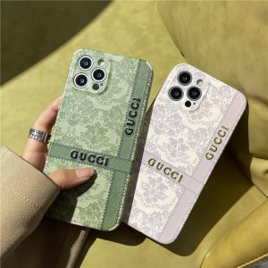 Replica Designer Gucci Stitching Old Flower Apple IPhone Phone Case