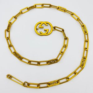 Replica Designer Gucci Stylish Metal Chain Belt