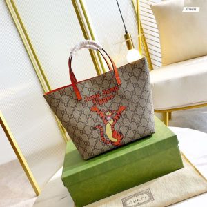 Replica Designer Gucci Tiger Tote Bag