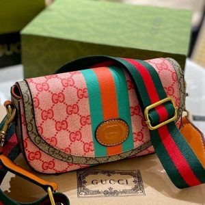 Replica Designer Gucci Trendy Multicolor Print Crossbody Bag