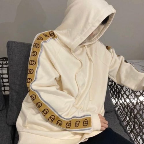 Replica Designer Gucci Trendy Reflective Web Hoodie