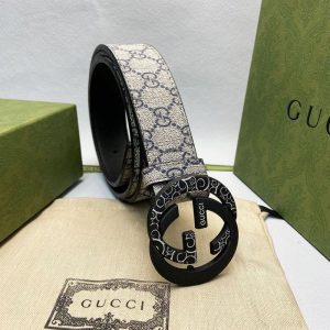 Replica Designer Gucci Vintage Letter Print Belt