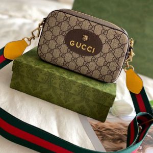 Replica Designer Gucci Vintage Square Zip Crossbody Bag