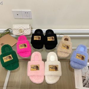 Replica Designer Gucci Winter Wool Slippers