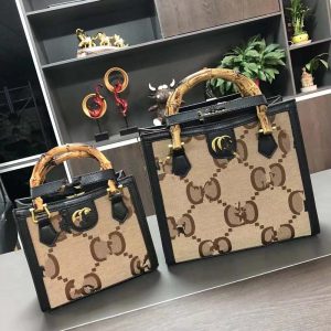Replica Designer Gucci Women Bamboo Hand Shoulder Bag
