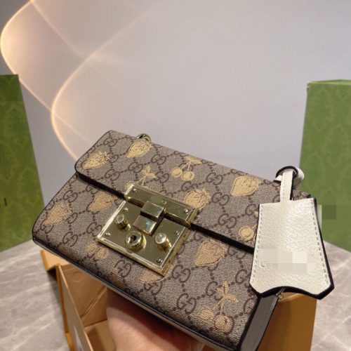 Replica Designer Gucci Women Box Small Square Messenger Bag