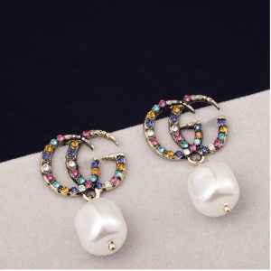 Replica Designer Gucci Women Colored Stud Earrings