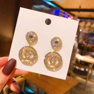 Replica Designer Gucci Women Double C 925 Silver Fashion Earrings
