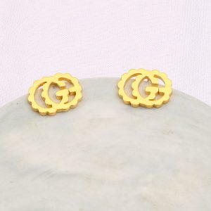 Replica Designer Gucci Women Double G Letter Earrings
