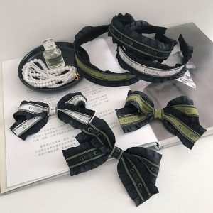 Replica Designer Gucci Women Fashion G Sweet Bow Hairand Hair Accessories